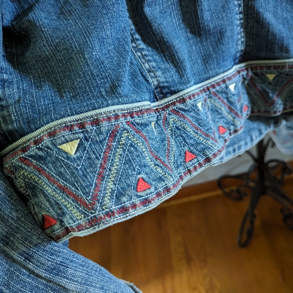 INC - Embroidered Jean Jacket - Picture 4 of 4